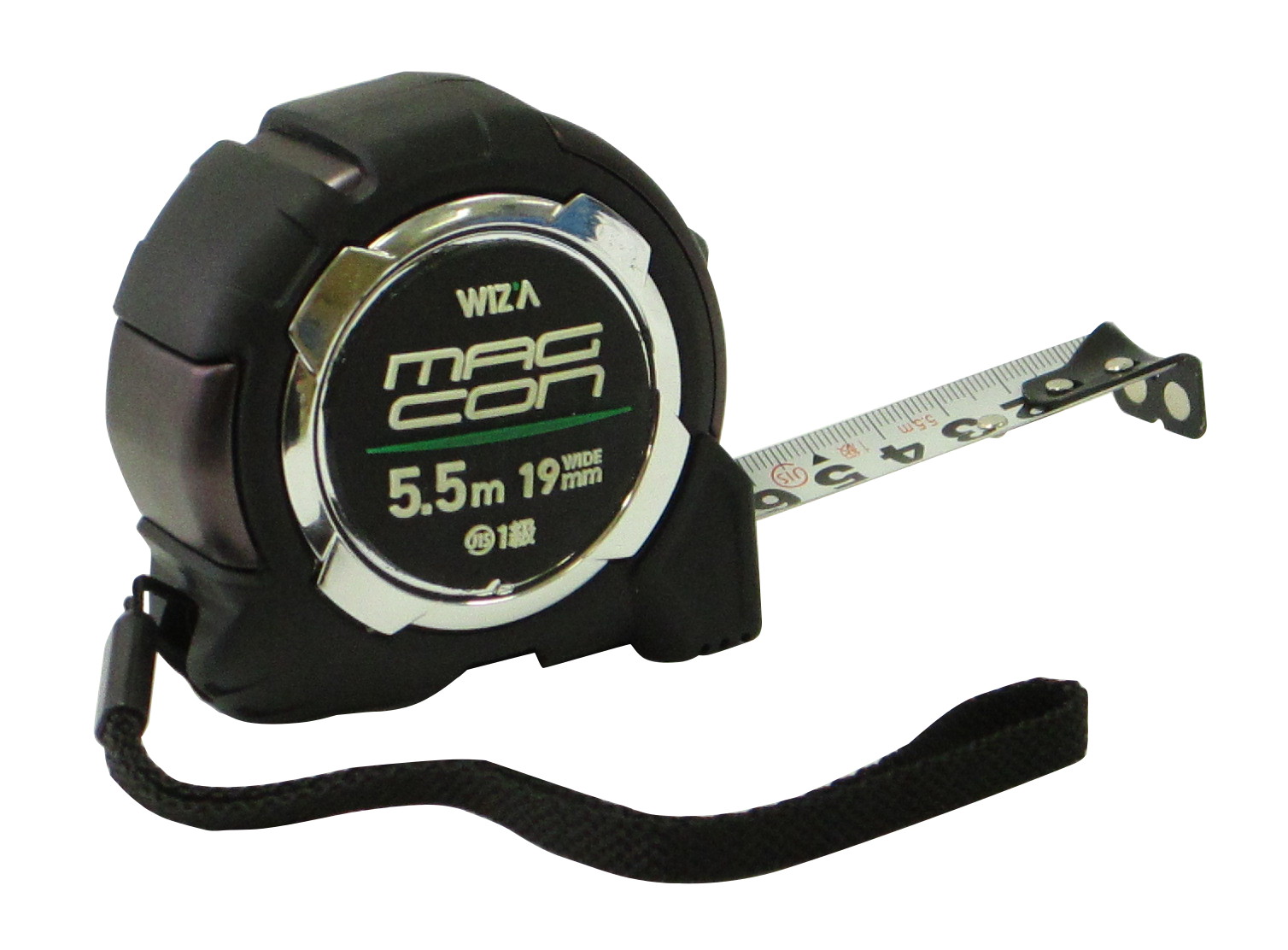 マグコン ロック式コンベックス 19mm×5．5m 両面目盛り JIS