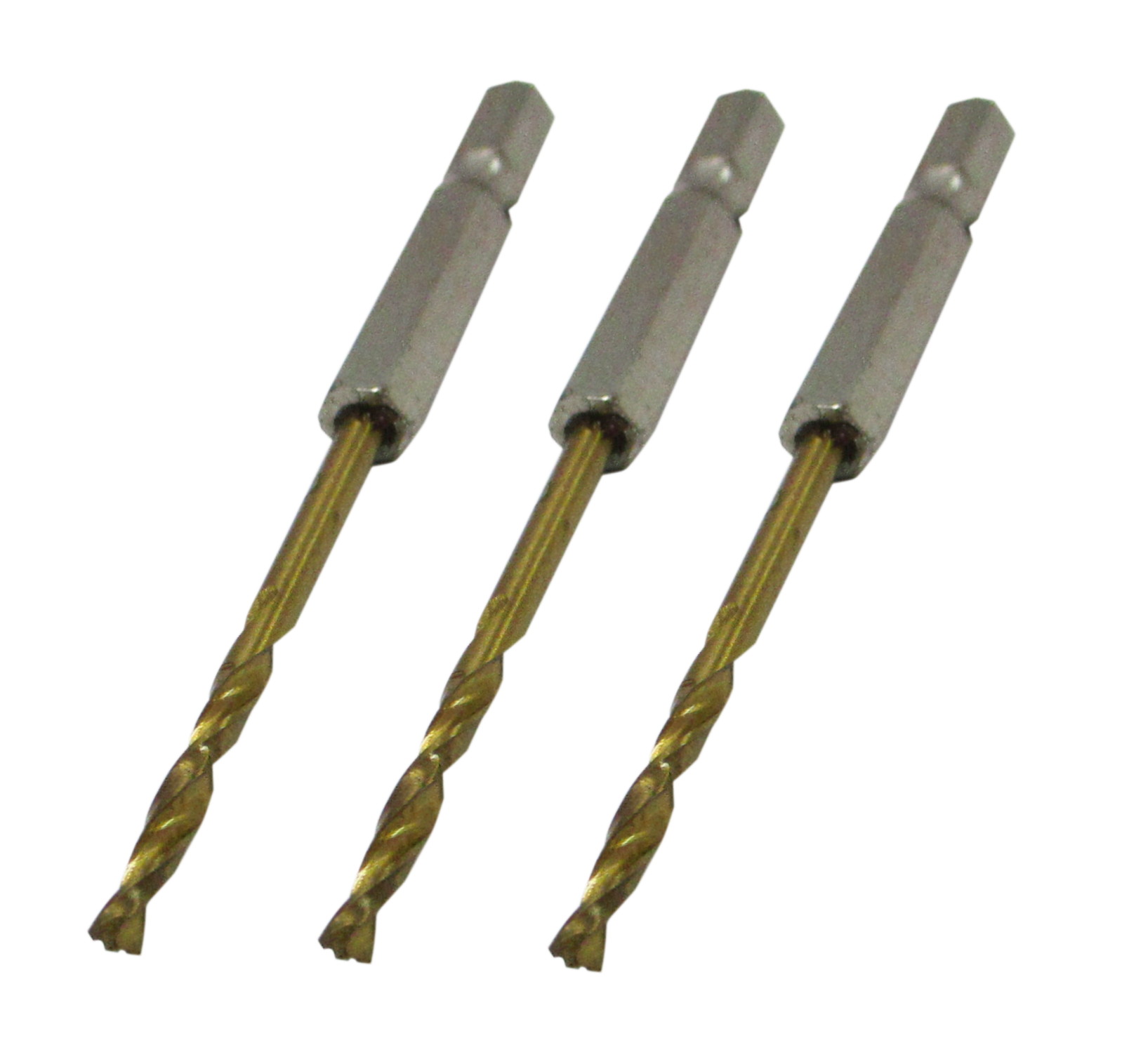 六角軸 鉄工用チタンドリル ミドルサイズ 3PC 3．3mm GTMD